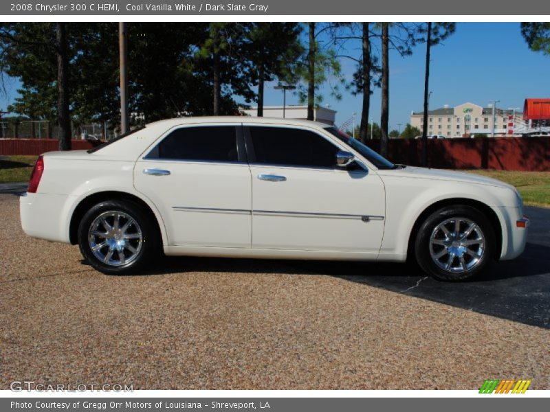 Cool Vanilla White / Dark Slate Gray 2008 Chrysler 300 C HEMI