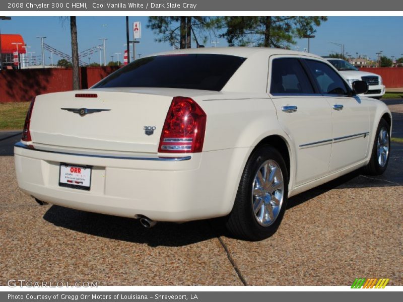 Cool Vanilla White / Dark Slate Gray 2008 Chrysler 300 C HEMI