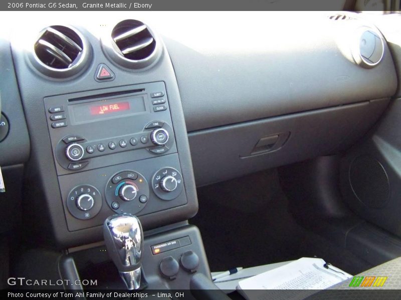 Granite Metallic / Ebony 2006 Pontiac G6 Sedan