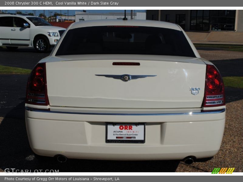 Cool Vanilla White / Dark Slate Gray 2008 Chrysler 300 C HEMI