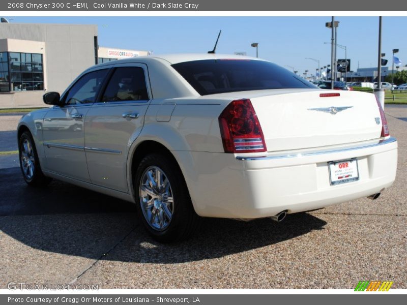 Cool Vanilla White / Dark Slate Gray 2008 Chrysler 300 C HEMI