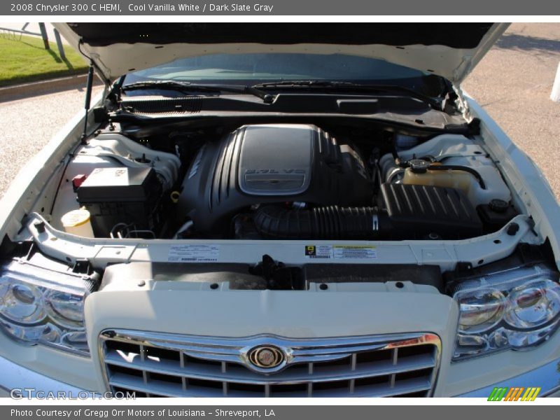 Cool Vanilla White / Dark Slate Gray 2008 Chrysler 300 C HEMI