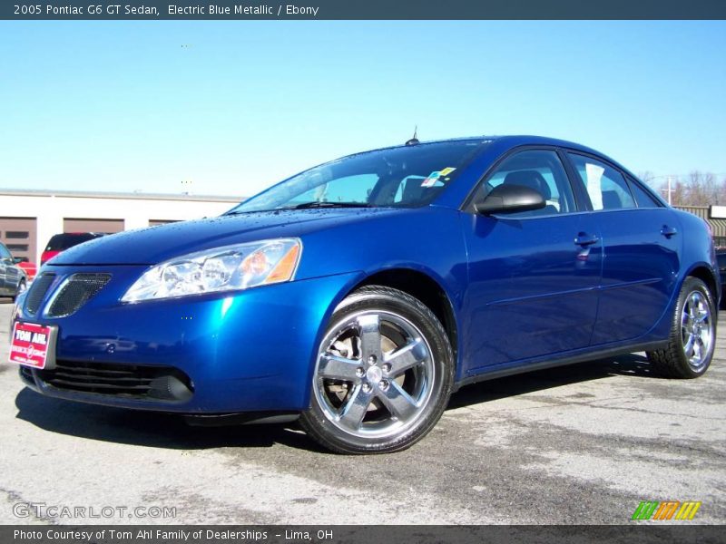 Electric Blue Metallic / Ebony 2005 Pontiac G6 GT Sedan