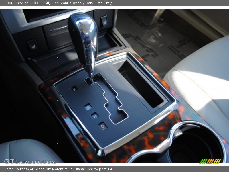 Cool Vanilla White / Dark Slate Gray 2008 Chrysler 300 C HEMI