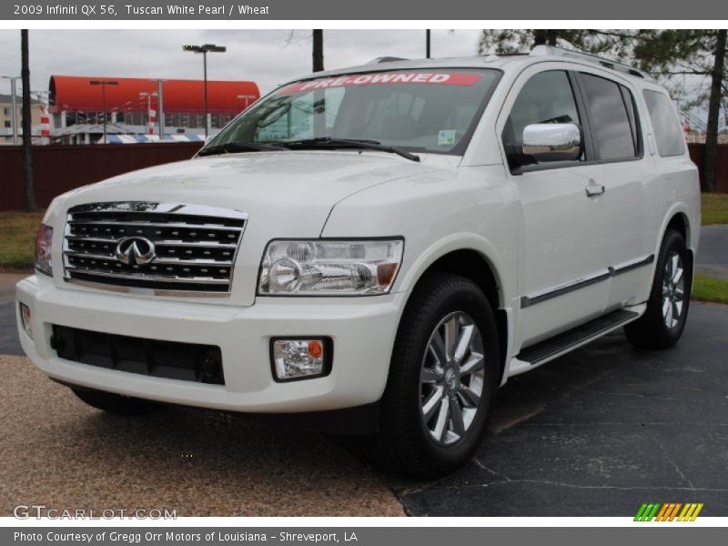 Front 3/4 View of 2009 QX 56