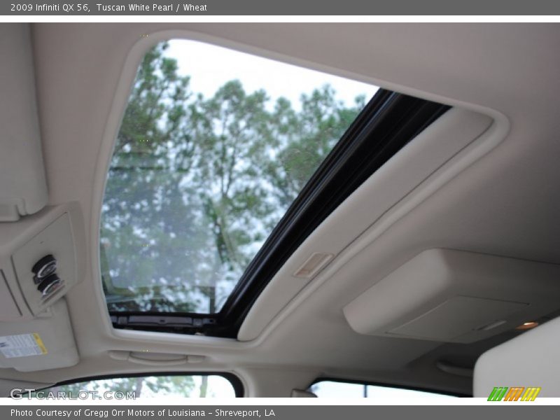 Tuscan White Pearl / Wheat 2009 Infiniti QX 56