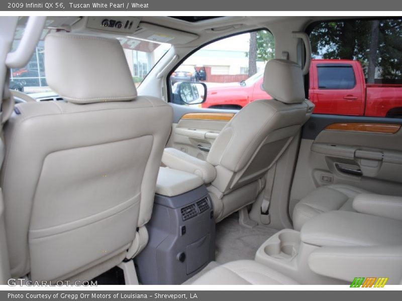 Tuscan White Pearl / Wheat 2009 Infiniti QX 56