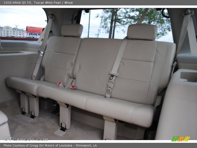 Tuscan White Pearl / Wheat 2009 Infiniti QX 56