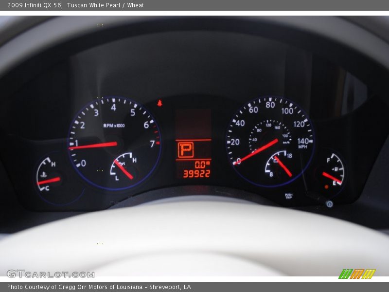  2009 QX 56 56 Gauges