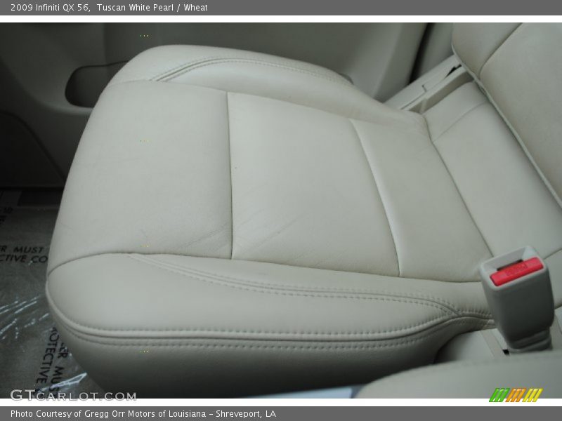 Tuscan White Pearl / Wheat 2009 Infiniti QX 56