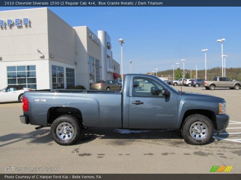 Blue Granite Metallic / Dark Titanium 2010 Chevrolet Silverado 1500 LS Regular Cab 4x4