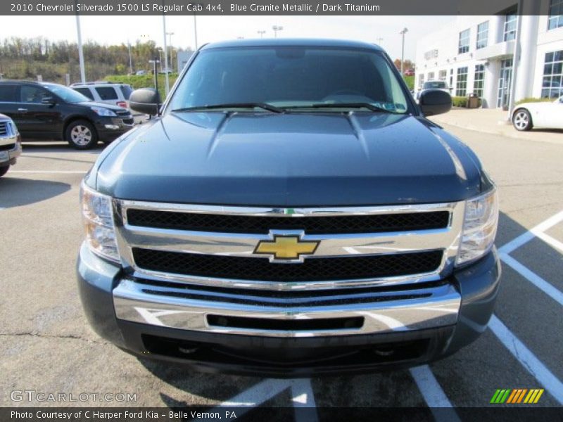 Blue Granite Metallic / Dark Titanium 2010 Chevrolet Silverado 1500 LS Regular Cab 4x4