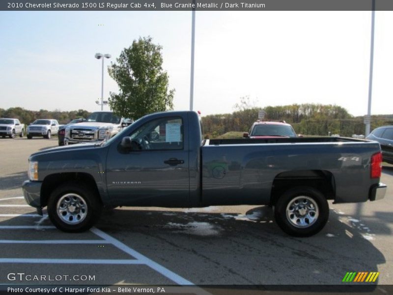 Blue Granite Metallic / Dark Titanium 2010 Chevrolet Silverado 1500 LS Regular Cab 4x4