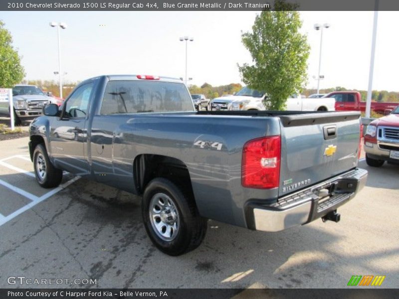 Blue Granite Metallic / Dark Titanium 2010 Chevrolet Silverado 1500 LS Regular Cab 4x4