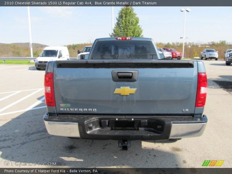 Blue Granite Metallic / Dark Titanium 2010 Chevrolet Silverado 1500 LS Regular Cab 4x4