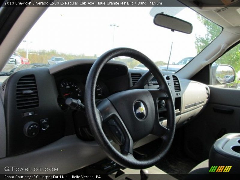 Blue Granite Metallic / Dark Titanium 2010 Chevrolet Silverado 1500 LS Regular Cab 4x4