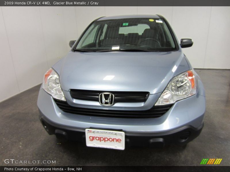 Glacier Blue Metallic / Gray 2009 Honda CR-V LX 4WD