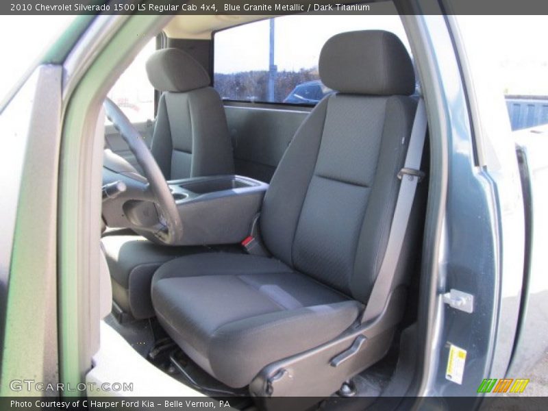 Blue Granite Metallic / Dark Titanium 2010 Chevrolet Silverado 1500 LS Regular Cab 4x4