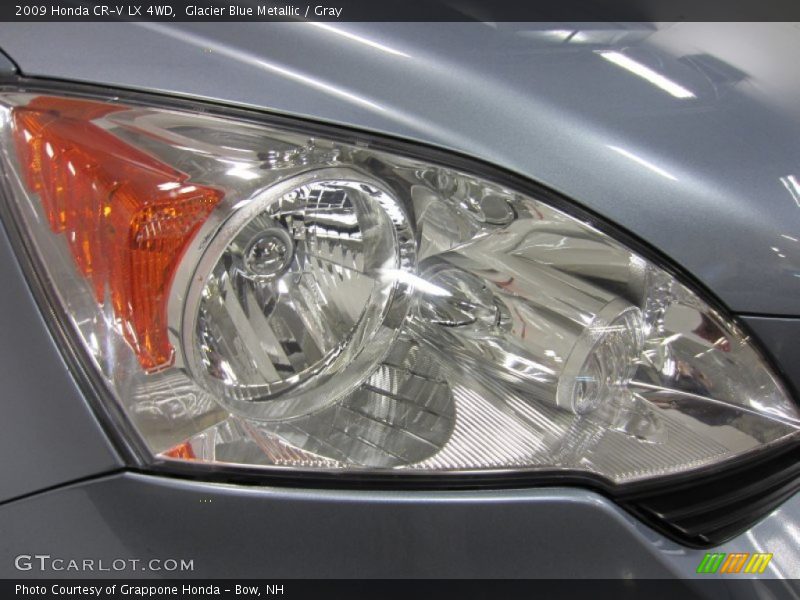 Glacier Blue Metallic / Gray 2009 Honda CR-V LX 4WD