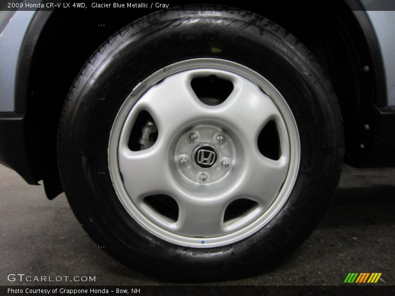 Glacier Blue Metallic / Gray 2009 Honda CR-V LX 4WD
