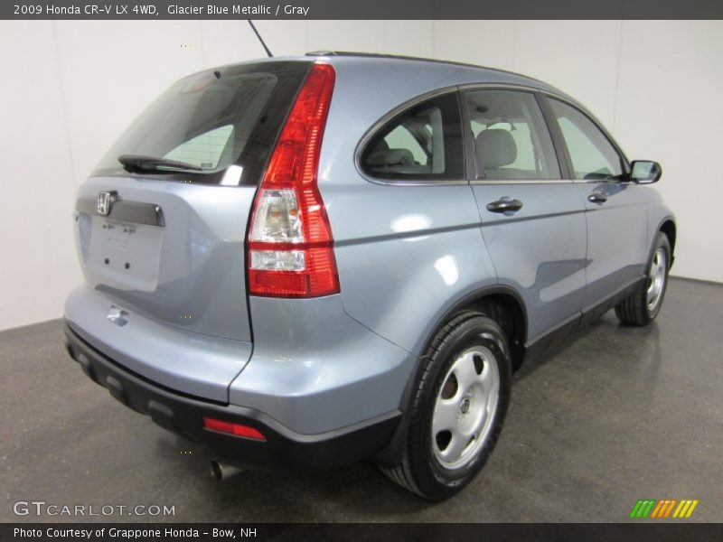 Glacier Blue Metallic / Gray 2009 Honda CR-V LX 4WD