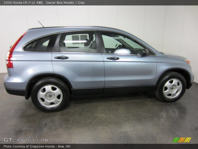 Glacier Blue Metallic / Gray 2009 Honda CR-V LX 4WD