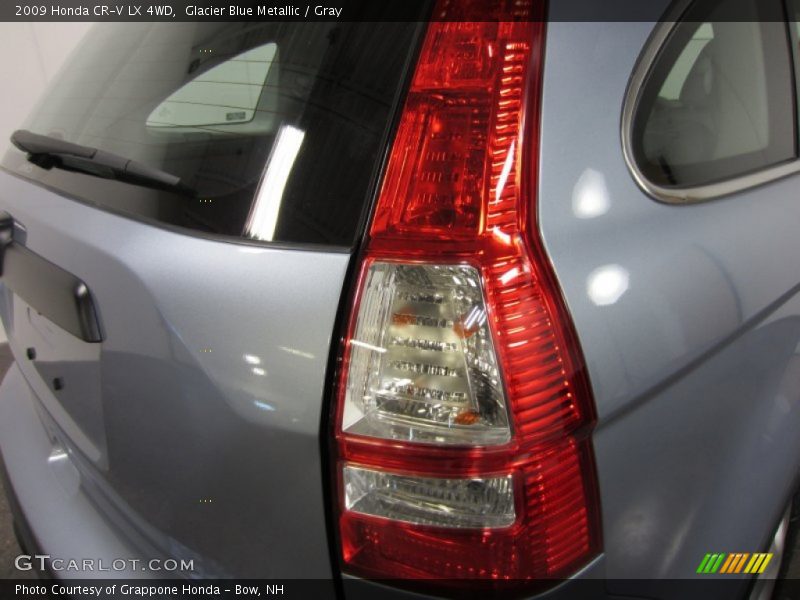 Glacier Blue Metallic / Gray 2009 Honda CR-V LX 4WD