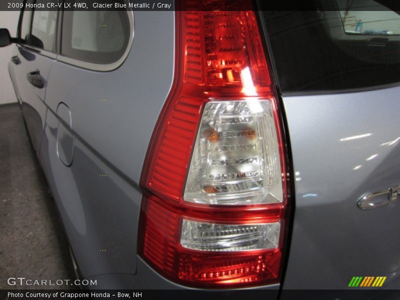 Glacier Blue Metallic / Gray 2009 Honda CR-V LX 4WD