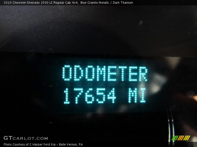 Blue Granite Metallic / Dark Titanium 2010 Chevrolet Silverado 1500 LS Regular Cab 4x4