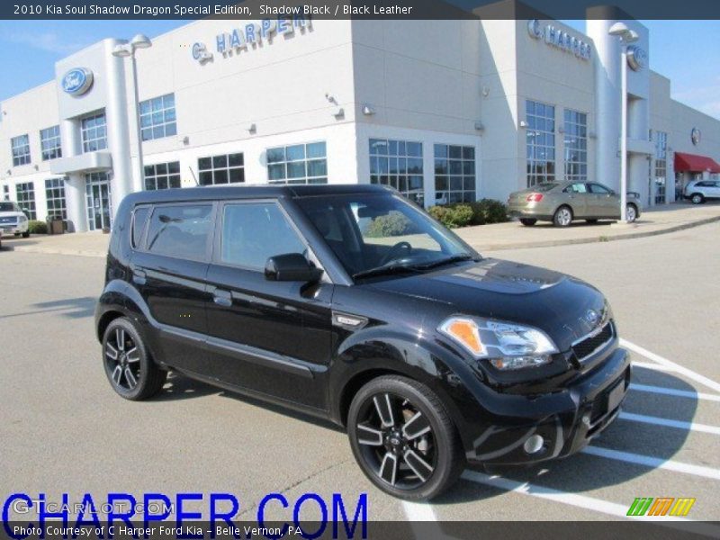 Shadow Black / Black Leather 2010 Kia Soul Shadow Dragon Special Edition