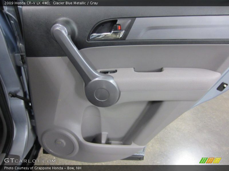 Glacier Blue Metallic / Gray 2009 Honda CR-V LX 4WD