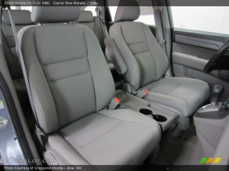 Glacier Blue Metallic / Gray 2009 Honda CR-V LX 4WD