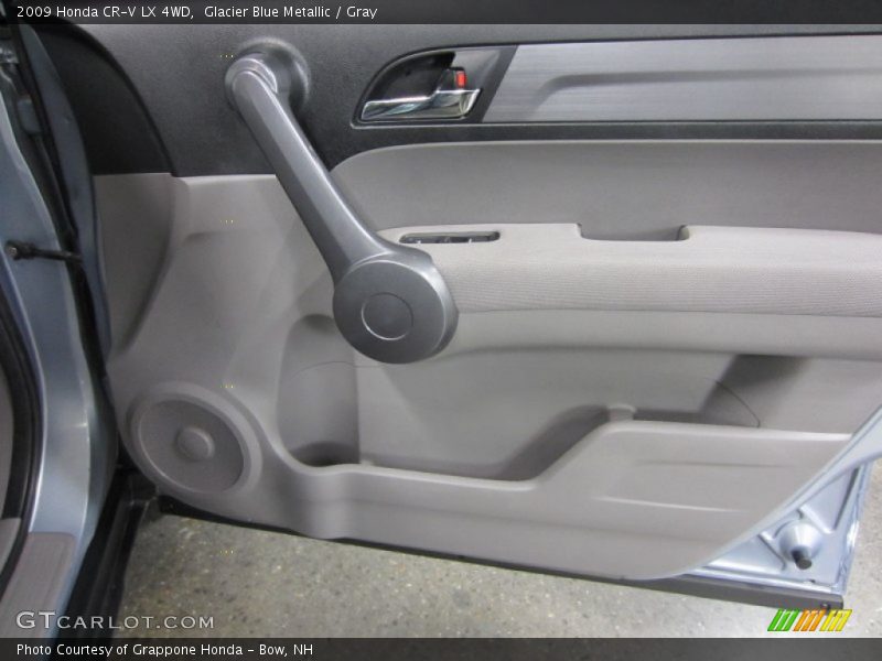 Glacier Blue Metallic / Gray 2009 Honda CR-V LX 4WD
