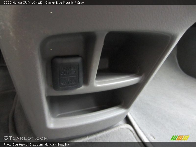 Glacier Blue Metallic / Gray 2009 Honda CR-V LX 4WD