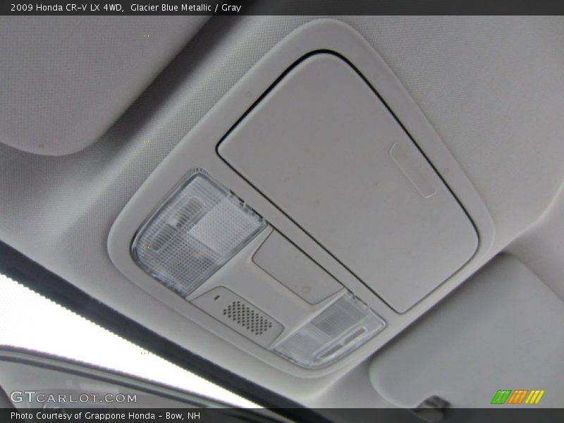 Glacier Blue Metallic / Gray 2009 Honda CR-V LX 4WD