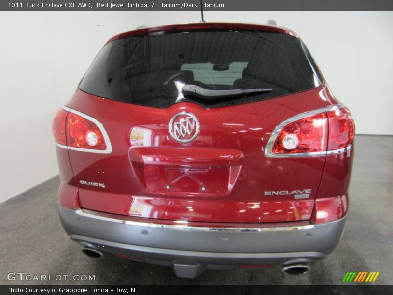 Red Jewel Tintcoat / Titanium/Dark Titanium 2011 Buick Enclave CXL AWD