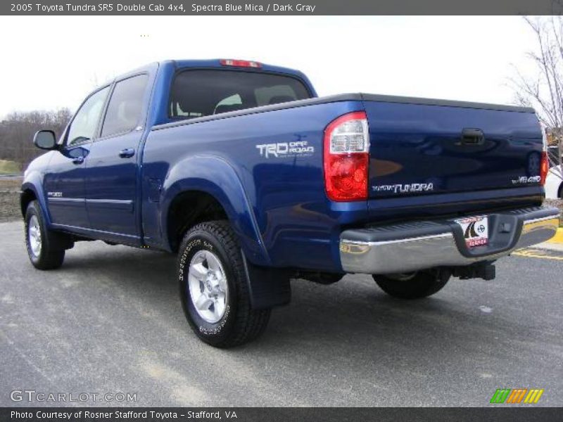 Spectra Blue Mica / Dark Gray 2005 Toyota Tundra SR5 Double Cab 4x4