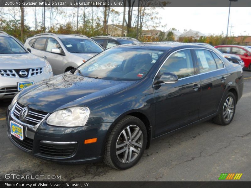 Blue Graphite Metallic / Grey 2006 Volkswagen Jetta 2.5 Sedan