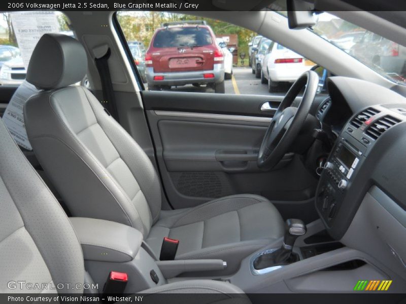 Blue Graphite Metallic / Grey 2006 Volkswagen Jetta 2.5 Sedan