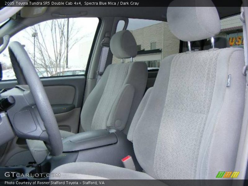 Spectra Blue Mica / Dark Gray 2005 Toyota Tundra SR5 Double Cab 4x4