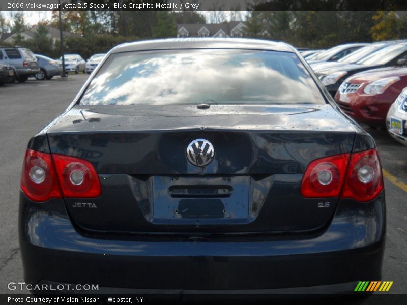 Blue Graphite Metallic / Grey 2006 Volkswagen Jetta 2.5 Sedan