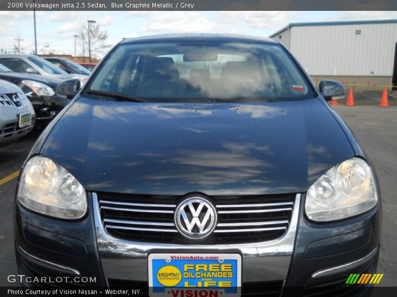 Blue Graphite Metallic / Grey 2006 Volkswagen Jetta 2.5 Sedan