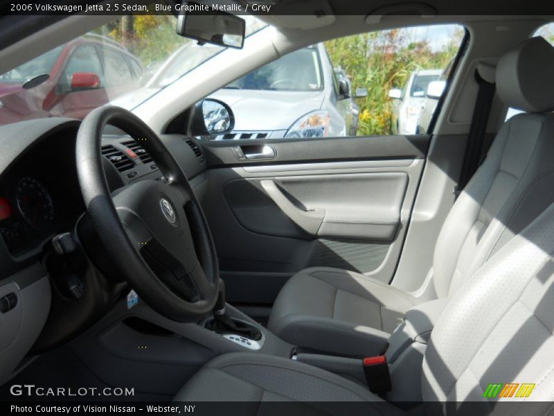 Blue Graphite Metallic / Grey 2006 Volkswagen Jetta 2.5 Sedan