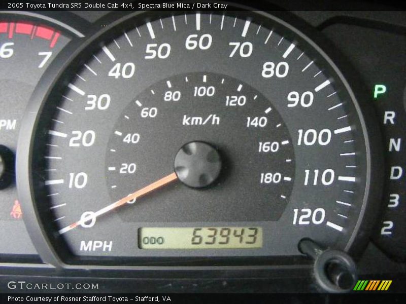Spectra Blue Mica / Dark Gray 2005 Toyota Tundra SR5 Double Cab 4x4