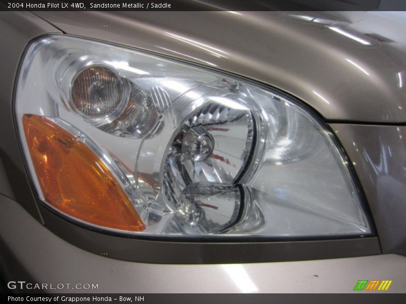 Sandstone Metallic / Saddle 2004 Honda Pilot LX 4WD