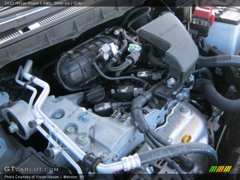Silver Ice / Gray 2010 Nissan Rogue S AWD
