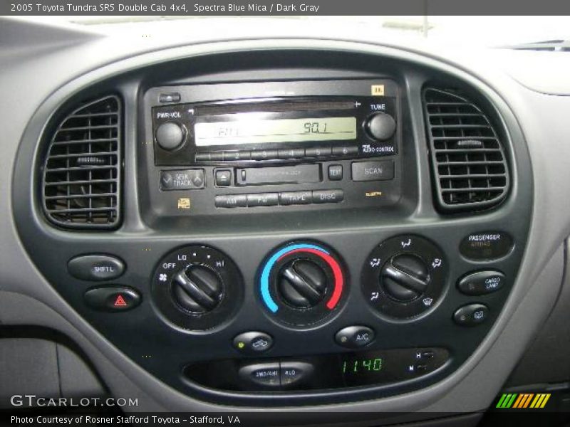 Spectra Blue Mica / Dark Gray 2005 Toyota Tundra SR5 Double Cab 4x4