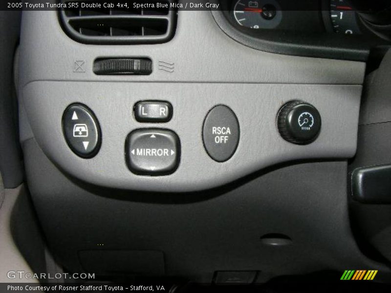 Spectra Blue Mica / Dark Gray 2005 Toyota Tundra SR5 Double Cab 4x4