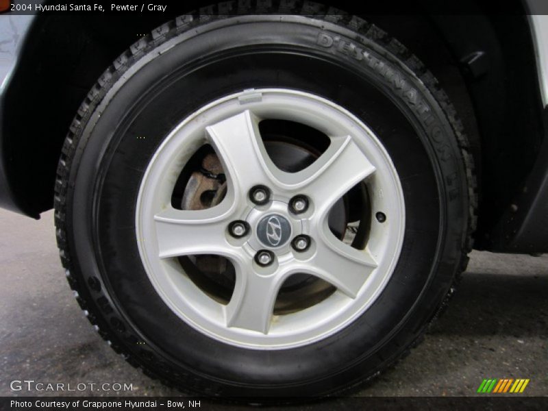 Pewter / Gray 2004 Hyundai Santa Fe