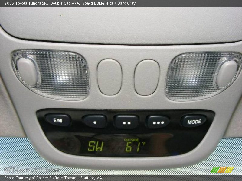 Spectra Blue Mica / Dark Gray 2005 Toyota Tundra SR5 Double Cab 4x4